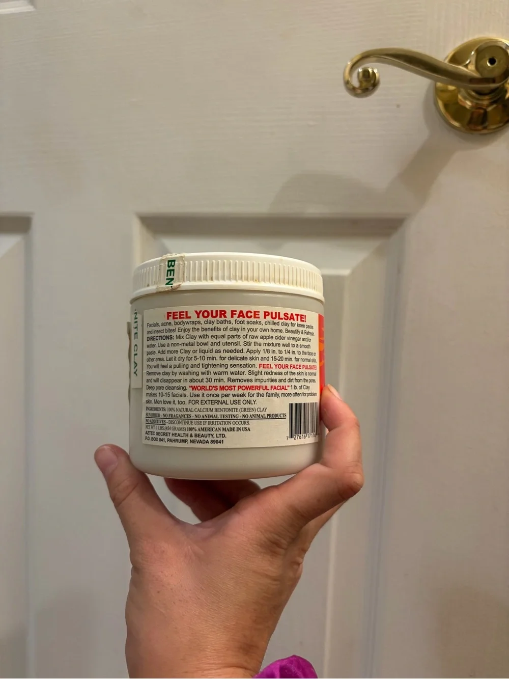 NEW & UNUSED Aztec Secret Indian Healing Clay Deep Pore Cleansing